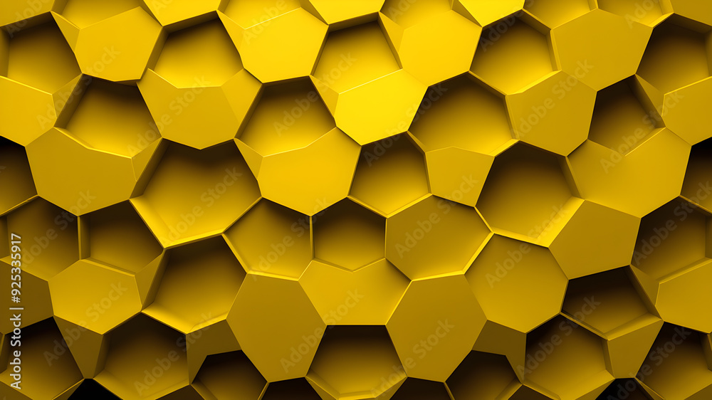 Geometric Honeycomb Pattern Background with Space for Text. Generative AI Geometric Honeycomb Pattern Background with Space for Text. Generative AI