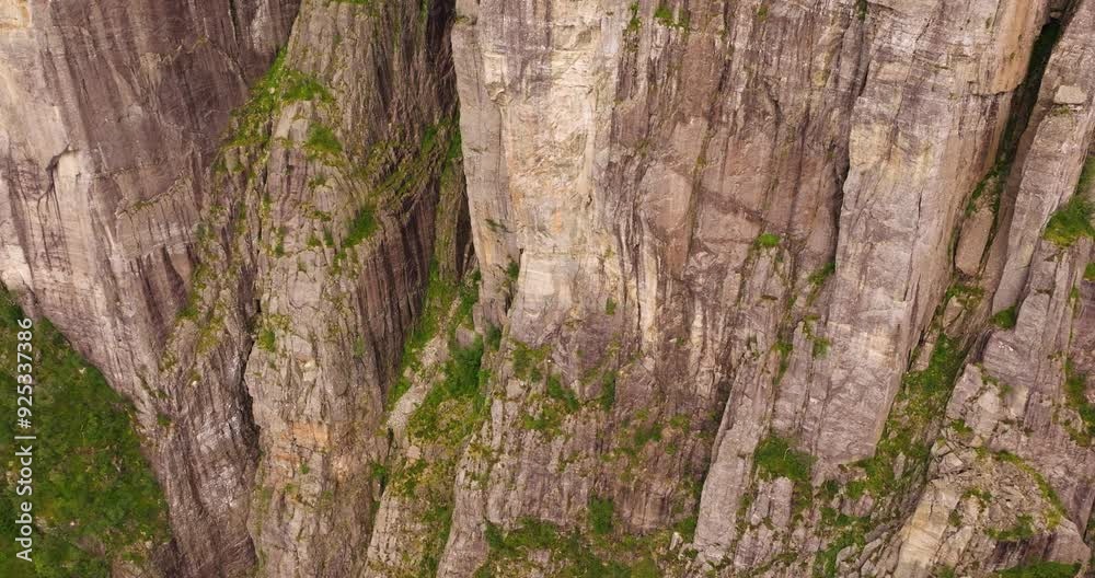 600 Meter Cliff in Norway - Famous Pulpit Rock or Preikestolen Hike 600 Meter Cliff in Norway - Famous Pulpit Rock or Preikestolen Hike