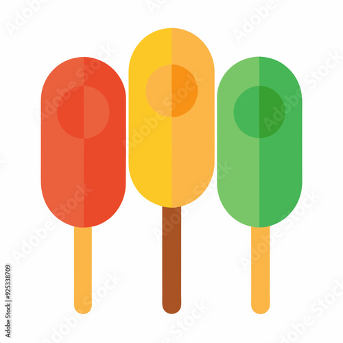 Paletas art vector illustration