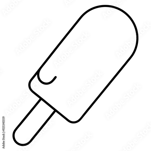 Paletas black vector illustration
