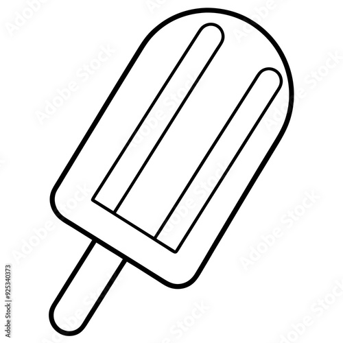 Paletas black vector illustration