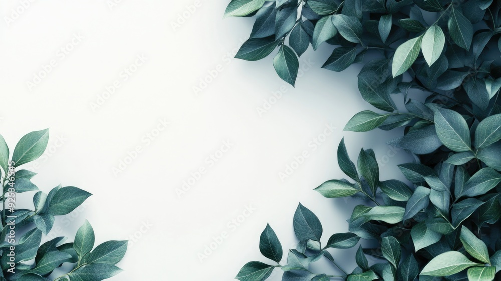 Green Leaf Plant on White Wall Green Leaf Plant on White Wall
