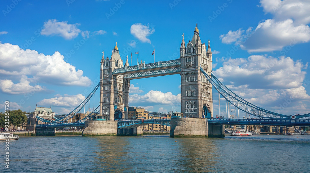 Obraz premium Tourism in the UK: Exploring London landmarks,