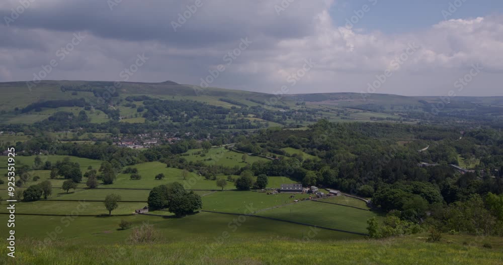extra wide shot of great Ridge, lose hill, with hope valley