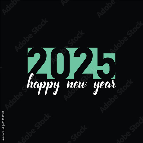 happy new year 2025 banner design