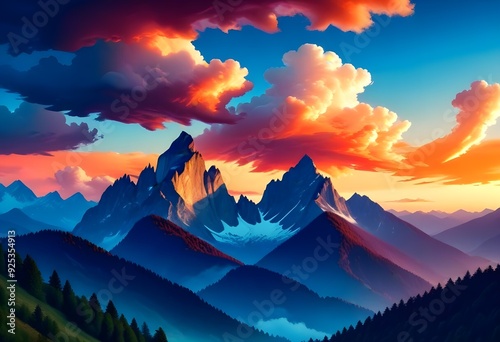 Colorful landscape