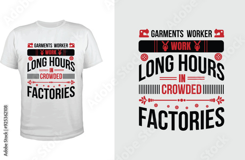 Working women vector typography T-shirt Design.