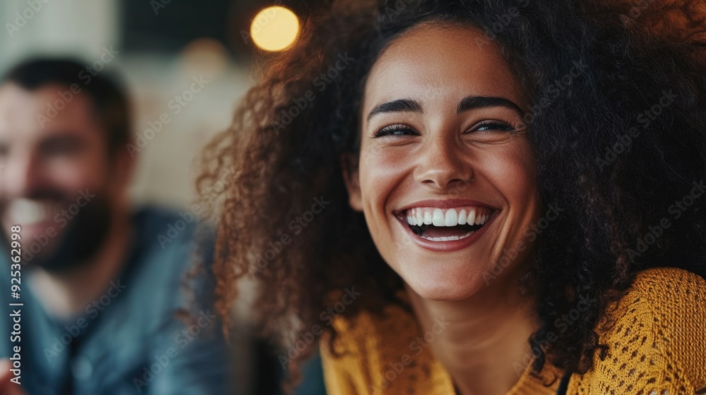Fototapeta premium Couple's Happy Hour Moment