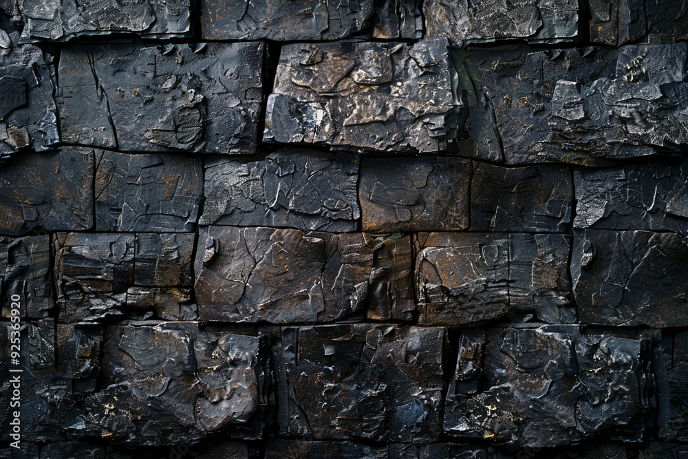Black Stone Wall Texture Black Stone Wall Texture