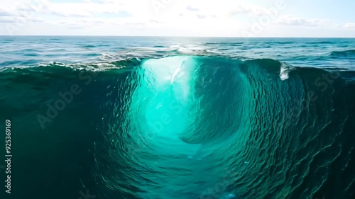 Moses Parts the Red Sea to Create a Passage for the Israelites Generative AI