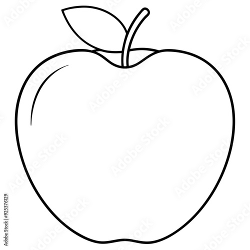 A apple on