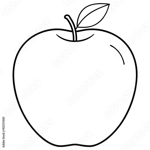 A apple on