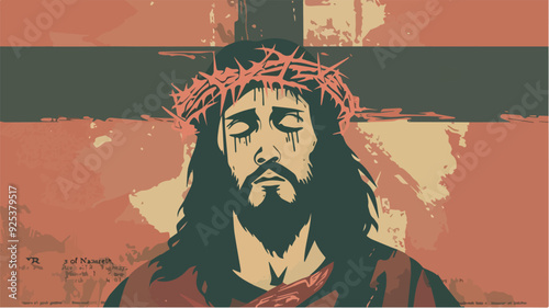 Jesus Christ Crown Of Thorns Religious Illustration Christianity Faith God Son Of God Messiah Holy Spirit Transparent Background