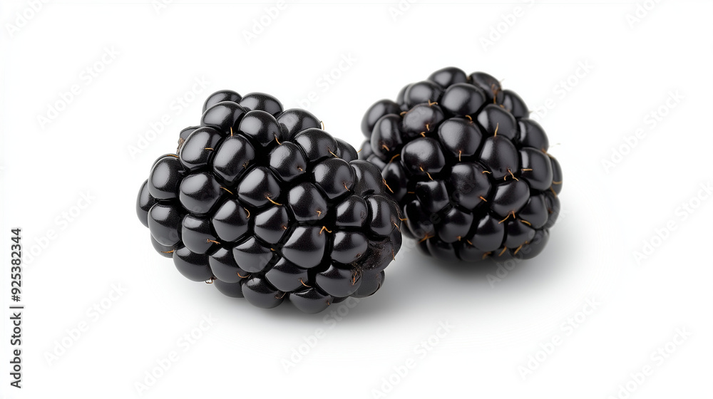 Blackberry isolated on white background Blackberry isolated on white background