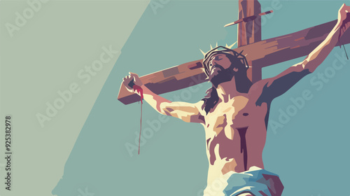 Jesus Christ Crucifixion Christian Faith Religious Symbolism Holy Week Good Friday Easter Sunday Sacrifice Redemption Salvation Hope Love Illustration Transparent Background