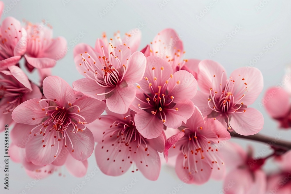 Naklejka premium pink cherry blossom in spring