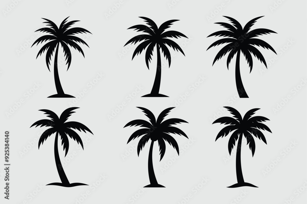 Palm Tree Line Art Silhouette Vector Abstract Geometric Palm Tree Illustration Cute Kawaii Mascot Logo Clipart Palm Tree Line Art Silhouette Vector Abstract Geometric Palm Tree Illustration Cute Kawaii Mascot Logo Clipart
