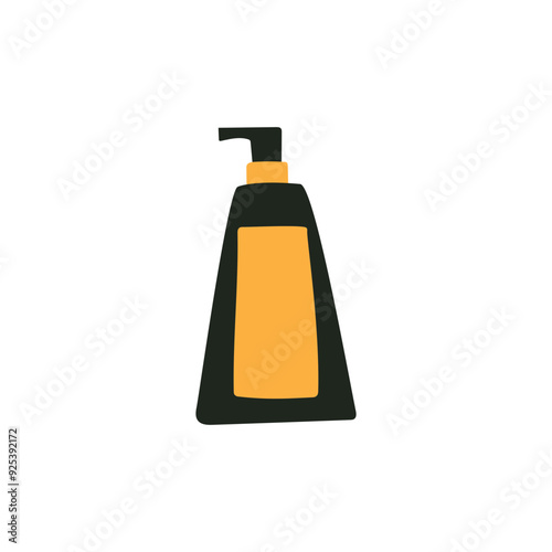 Shampoo bottle icon in colorful style. Simple soal vector illustration — Pixel-perfect icon. photo