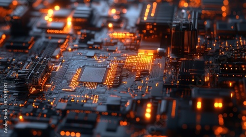 Circuit Board Closeup