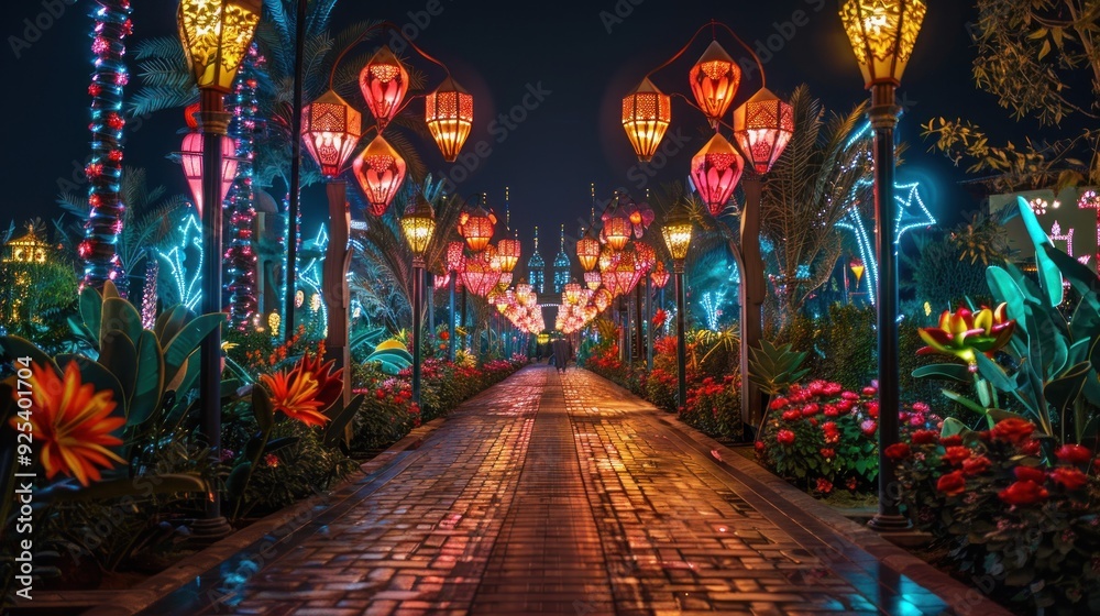Illuminated Pathway Illuminated Pathway
