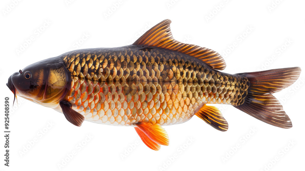 Fototapeta premium fish isolated on white background