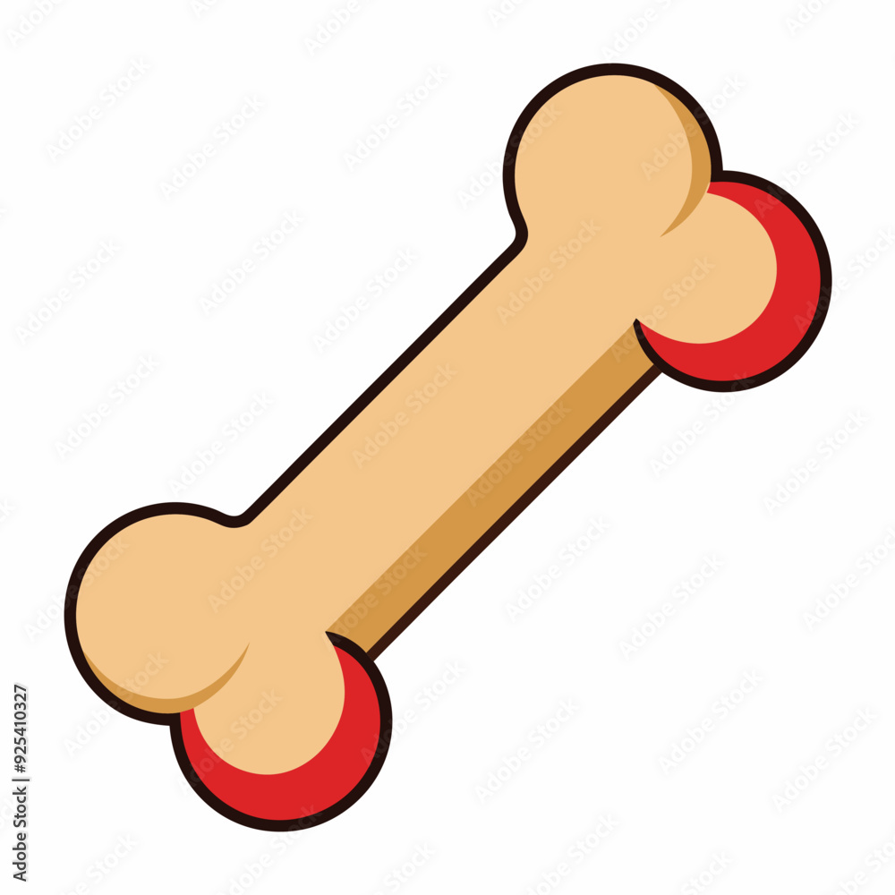 Dog bone Art vector illustration Dog bone Art vector illustration