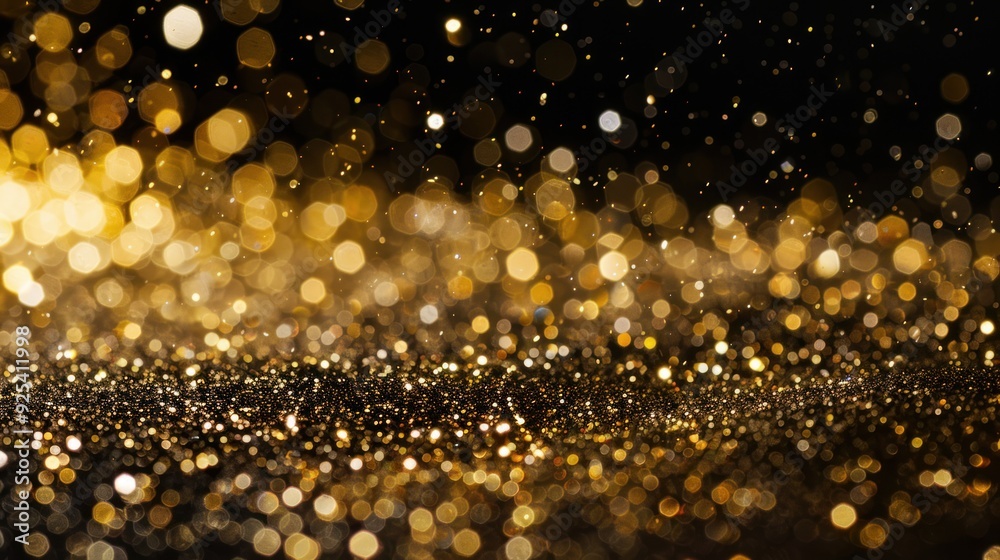 Golden Glitter Sparkles Golden Glitter Sparkles