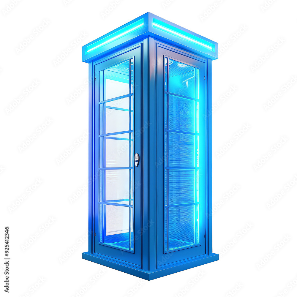 telephone Booth Isolated on transparent background