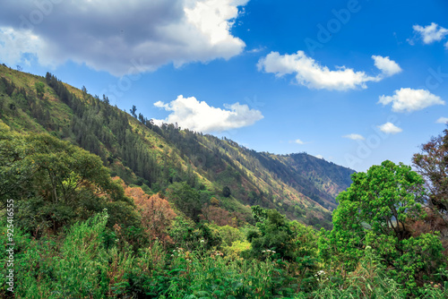 landscape with clouds