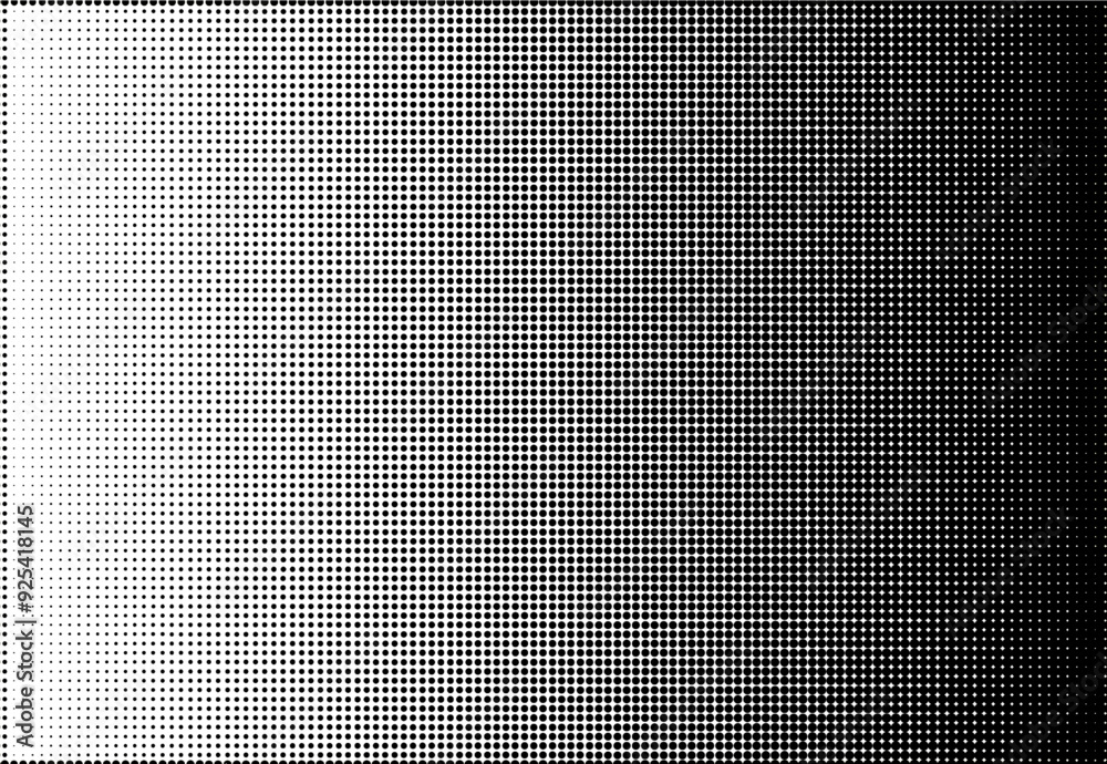 Abstract Halftone Pattern with Gradient Effect in Black and White Abstract Halftone Pattern with Gradient Effect in Black and White