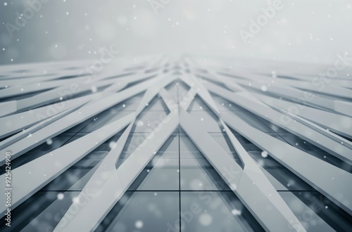 Modern Glass Building Reaching Sky Under Cloudy Sky