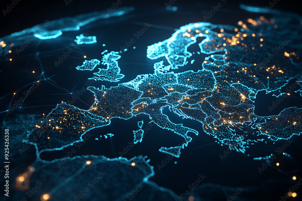 Europe Network Map. Europe Network Map.