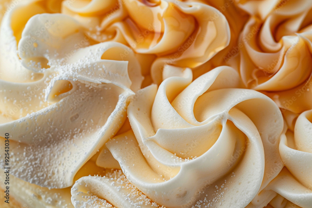 Close-up of Whipped Cream and Caramel Drizzle Close-up of Whipped Cream and Caramel Drizzle