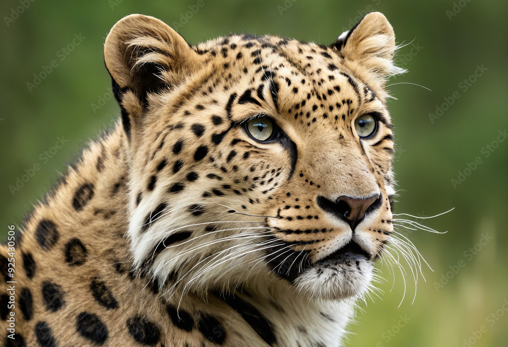Leopardo común y leopardo albino Leopardo común y leopardo albino