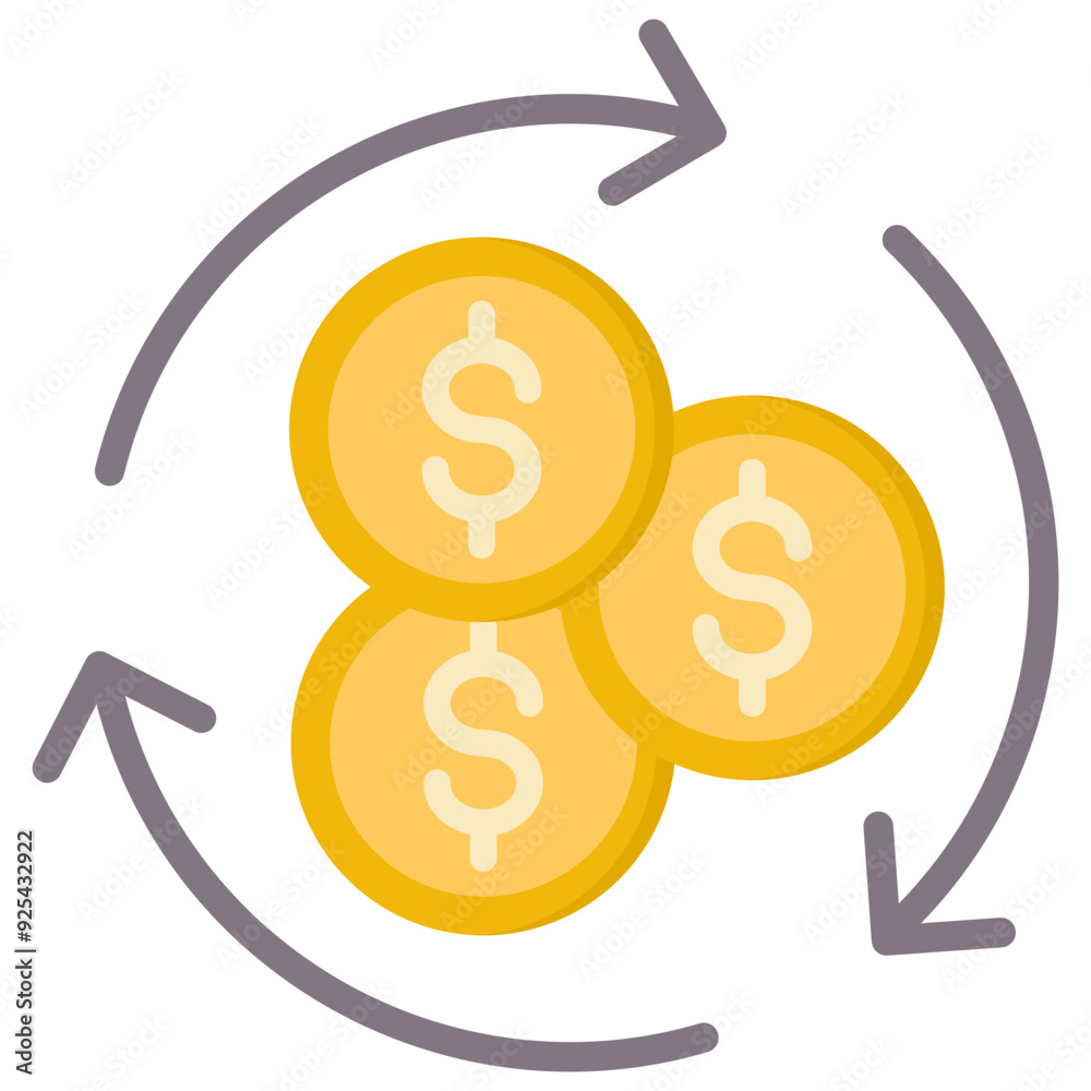 Return On Investment Icon Return On Investment Icon
