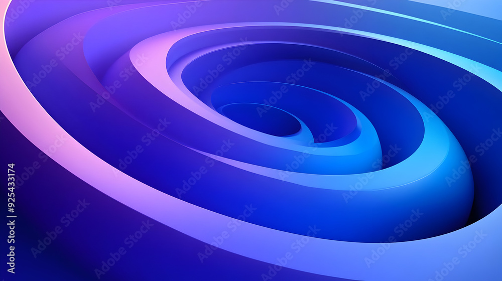 Abstract blue and purple spiral shapes. Abstract blue and purple spiral shapes.