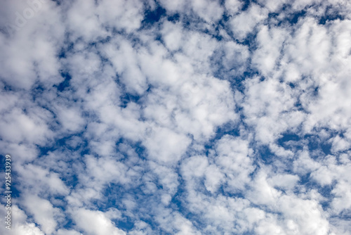 blue sky with clouds