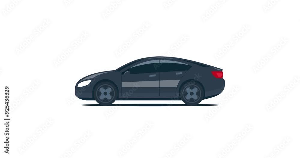 Vector illustration of electric car icon, electric, eco friendly transport, modern car, headlights, car on white background, stylish car, vector animation. Vector illustration of electric car icon, electric, eco friendly transport, modern car, headlights, car on white background, stylish car, vector animation.