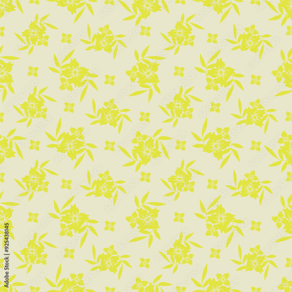 Hand drawing floral seamless pattern with cotton twigs and berries bouquets on a beige background. Winter Christmas themed background. Botanical illustration Hand drawing floral seamless pattern with cotton twigs and berries bouquets on a beige background. Winter Christmas themed background. Botanical illustration