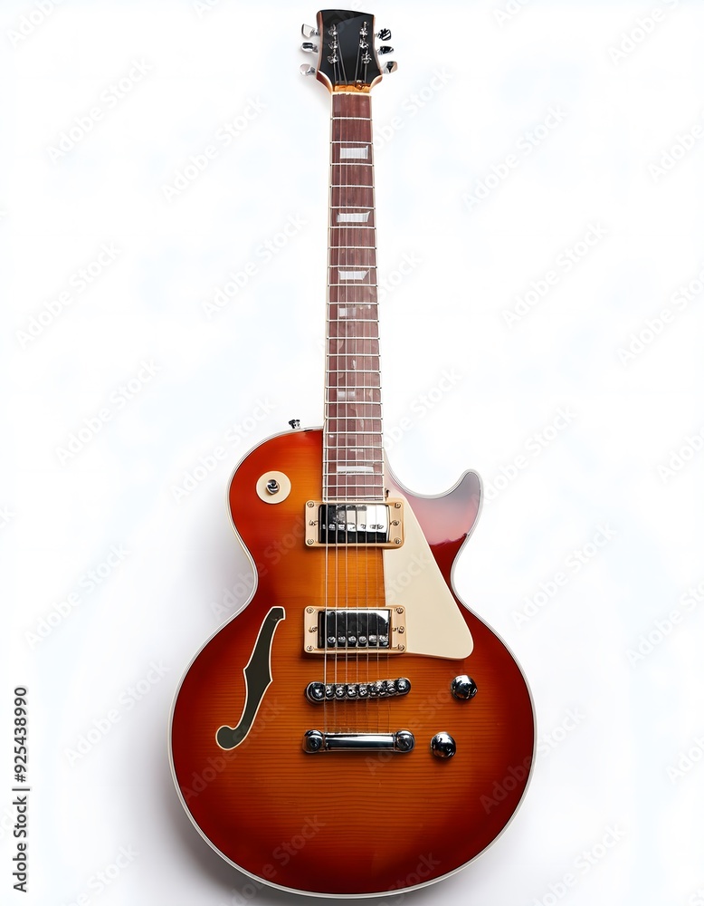 Fototapeta premium electric guitar isolated on white