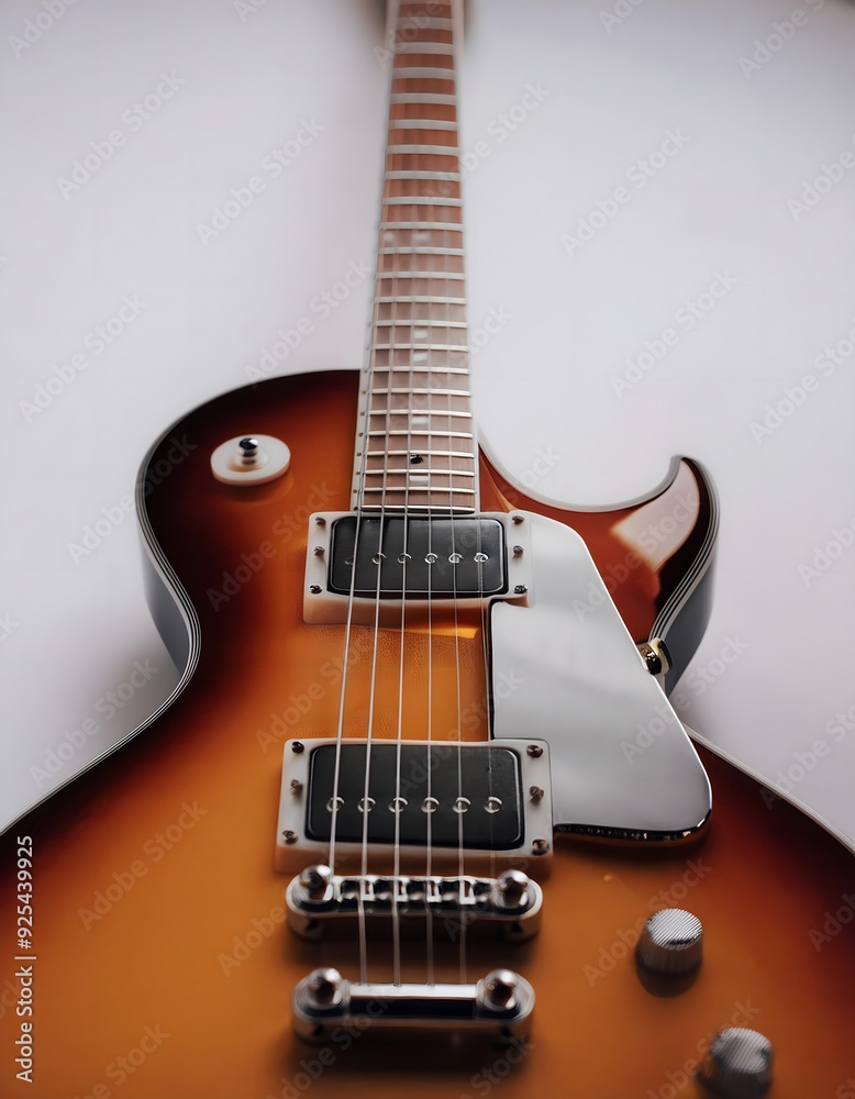 Fototapeta premium electric guitar close up