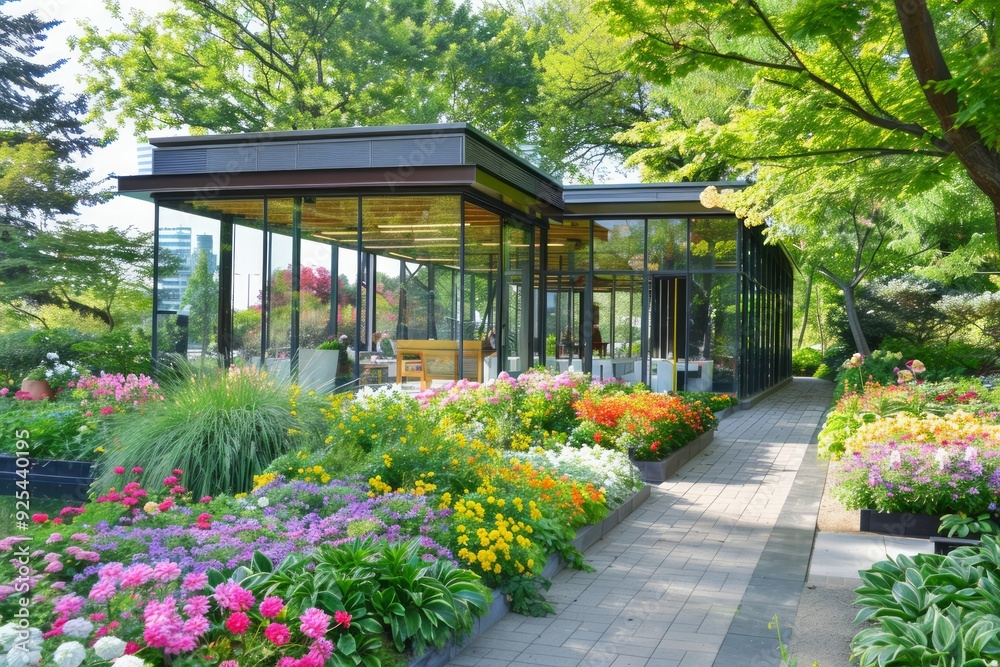 Fototapeta premium garden in the park