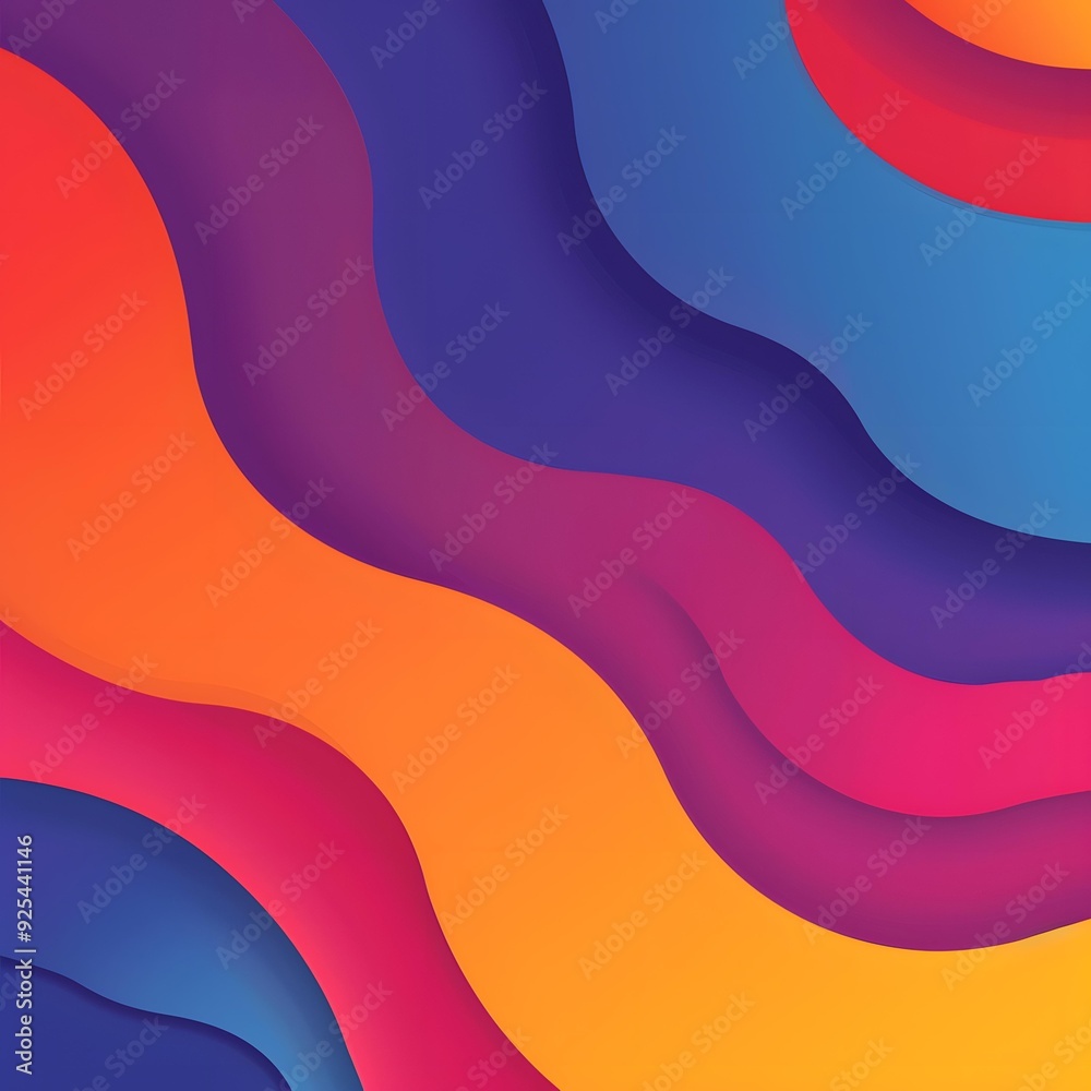 Abstract Colorful Wave Background Design Abstract Colorful Wave Background Design