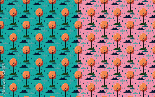 Seamless Pattern - Perfect for Fall Designs and Seasonal Project.