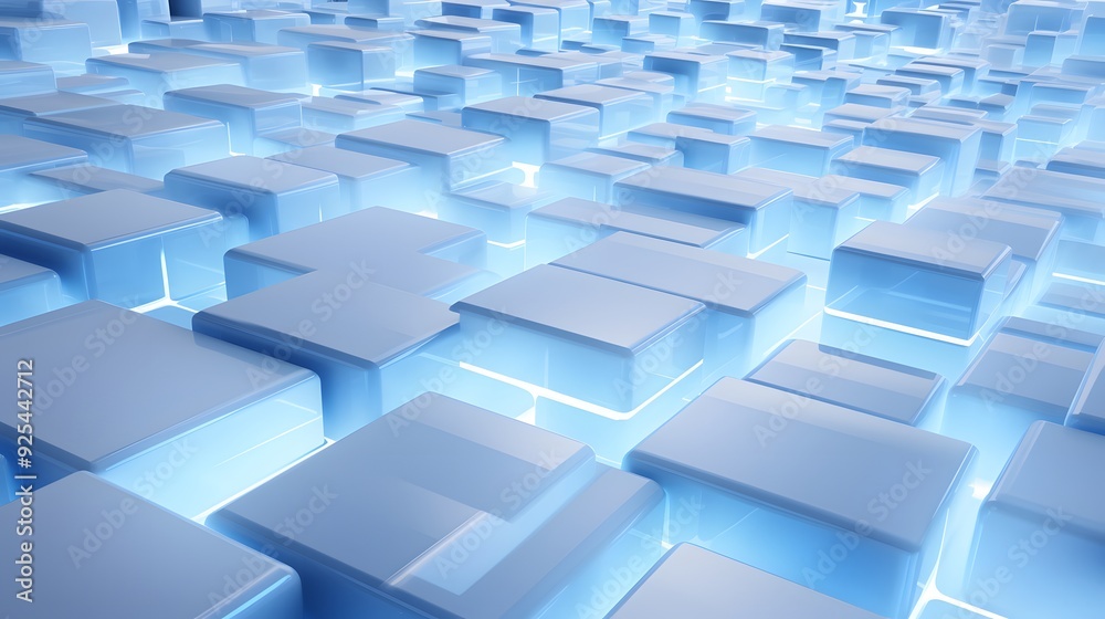 3d rendering of white and blue abstract geometric background. Scene for advertising, technology, showcase, banner, game, sport, cosmetic, business, metaverse. Sci-Fi Illustration. Product display 3d rendering of white and blue abstract geometric background. Scene for advertising, technology, showcase, banner, game, sport, cosmetic, business, metaverse. Sci-Fi Illustration. Product display
