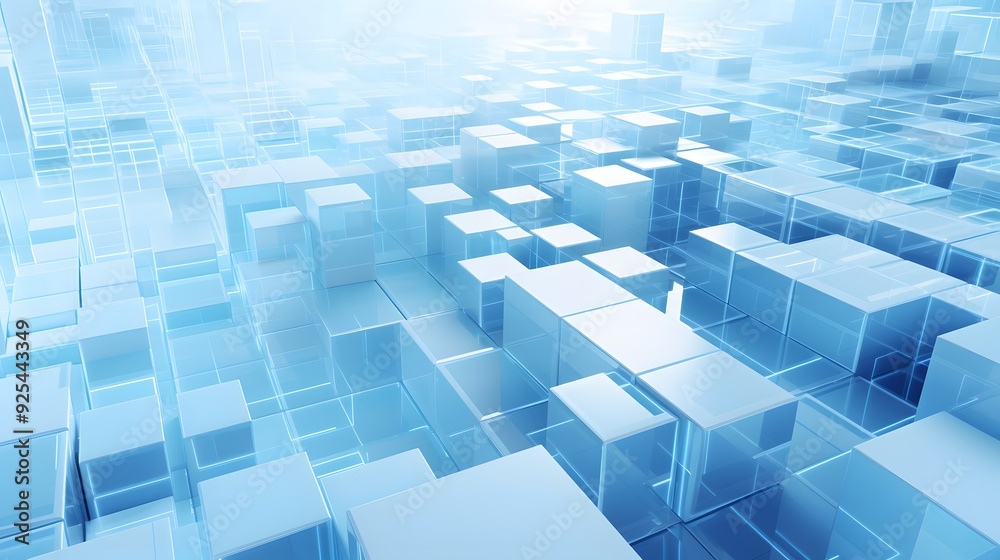 3d rendering of white and blue abstract geometric background. Scene for advertising, technology, showcase, banner, game, sport, cosmetic, business, metaverse. Sci-Fi Illustration. Product display 3d rendering of white and blue abstract geometric background. Scene for advertising, technology, showcase, banner, game, sport, cosmetic, business, metaverse. Sci-Fi Illustration. Product display