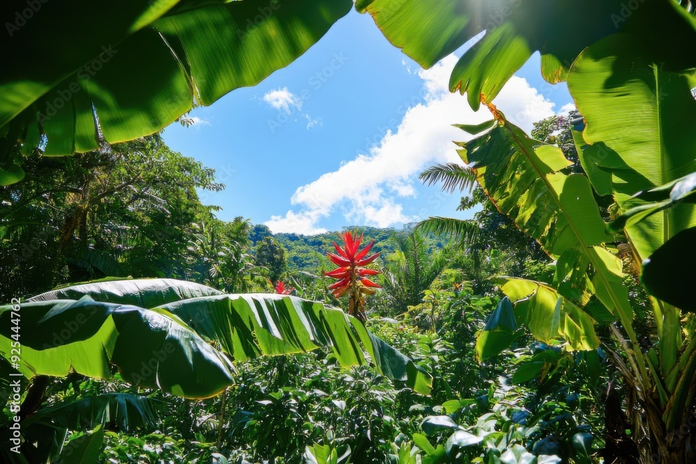 Obraz premium Lush Tropical Jungle