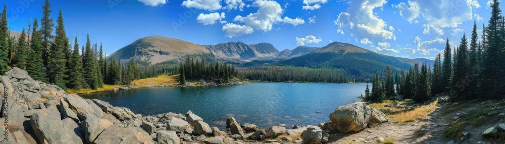 Mountain Lake Panorama Mountain Lake Panorama
