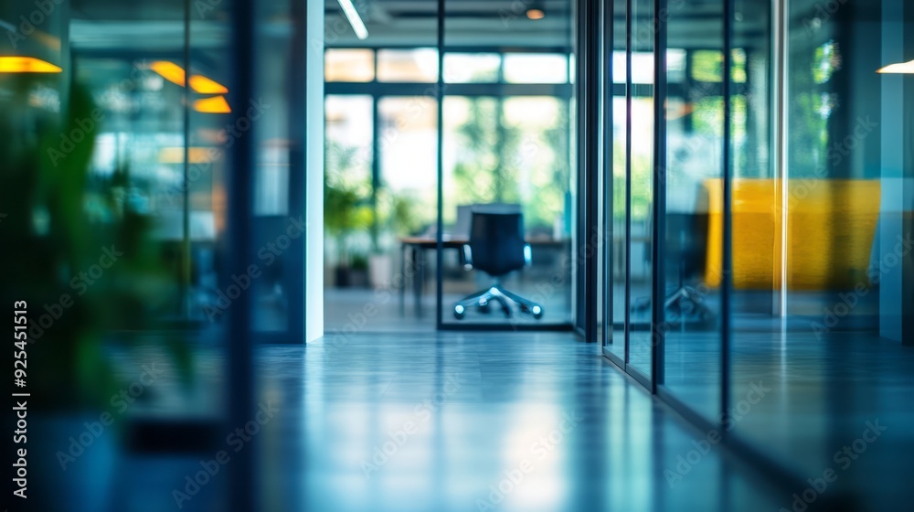 A blurry view of a modern office space with glass doors and windows, featuring natural light and bright colors. --ar 16:9 --v 6.1 Job ID: 12845ee4-53a3-4d77-9eaa-e84c6e2a02c3 A blurry view of a modern office space with glass doors and windows, featuring natural light and bright colors. --ar 16:9 --v 6.1 Job ID: 12845ee4-53a3-4d77-9eaa-e84c6e2a02c3