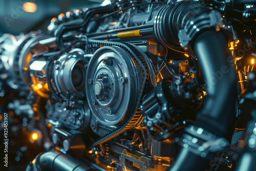 Engine Close-up: A Mechanical Marvel